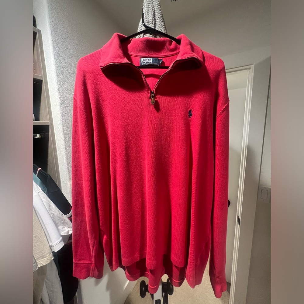 Vintage Polo by Ralph Lauren Zip Up Sweater sz L